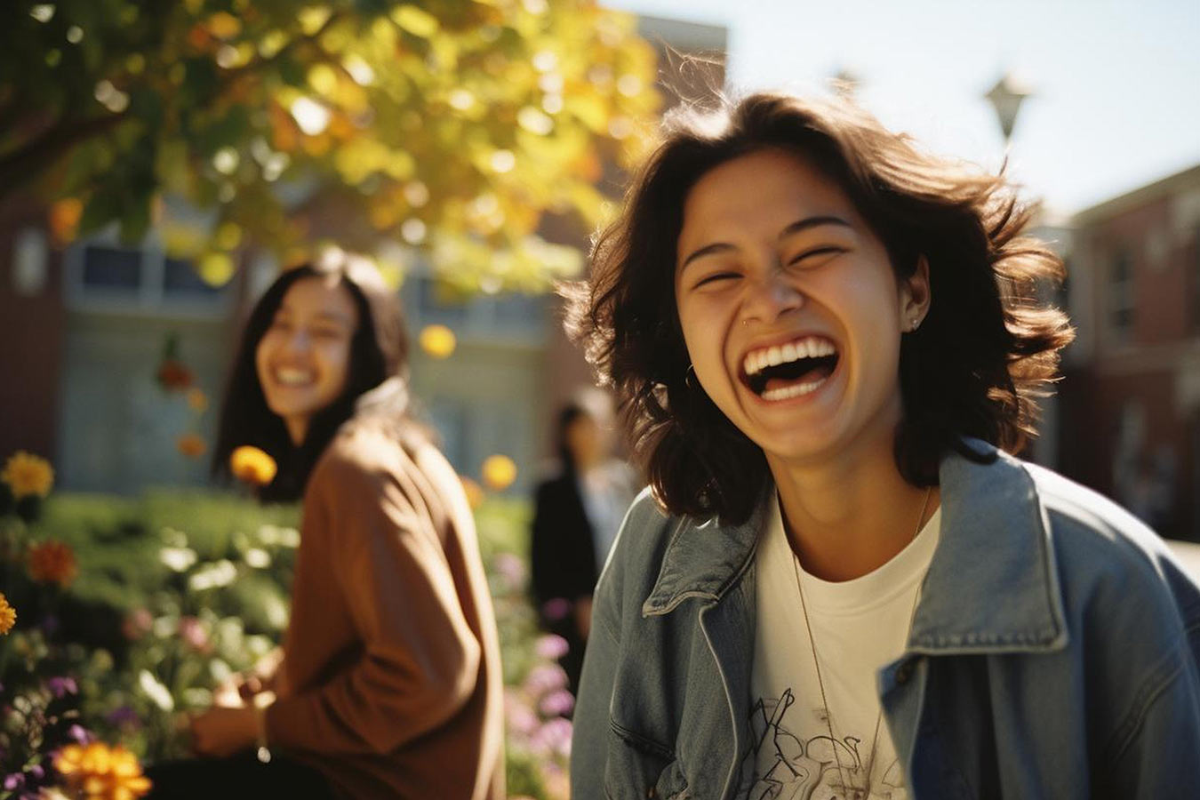 Teens Smiling Clear Aligners